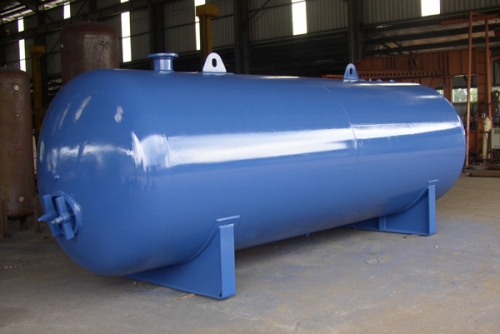 12m3 Horizontal Air Receiver Tank